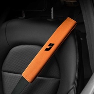 Suitable Ideal L7/L8/L9/ONE Seat Belt Shoulder Cover Suede Air Hole Breathable Car Interior Decorati