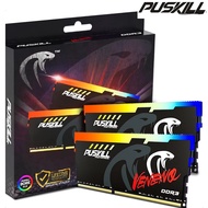 Puskill memoria RAM 8GBx2 DDR3 RGB 1600MHz 12800S UDIMM Dual Channel DIMM Memory deskill