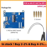 MPW7NA for  5 PCIE to M.2 E-Key WiFi7 Module+2 X Antenna BE200 PCB Computer Accessories Support  TPU