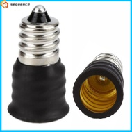 SQE IN stock! 10PCS E12 To E14 Adapter, Bulb Converter With Copper Lamp Holder, Aluminum Plated Copper Ring, Bulb