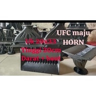 Racing tweeter horn size 19x33 tg 20cm thread + bolts