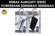(SG) REMAX Azeada ALMIGHTYL SERIES 4 USB SUPER PD-P73 20000MAH 30000mMAH POWERBANK