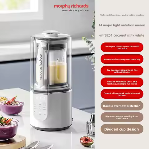 220V MORPHY RICHARDS Blender Auto Multifunction Soymilk Maker Juicer Baby Food Mixer Quiet Household