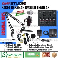 New Paket Mic Kondenser Bm 800 Bm 8000 Lengkap Full Set Original