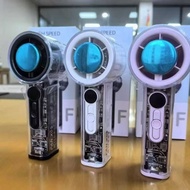 X05 High-Speed Refrigeration Fan Portable Turbo Handheld Fan Ice Pack Transparent Mecha Small Fan