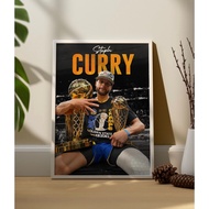 Steph Curry's Poster - NBA Wall Decal Painting - Decorative Basketball Painting Poster Wall Decorati