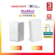 Mercusys MB110-4G MB112-4G Sim Card Router 300 Mbps Wireless N 4G LTE Router Unlimited Modifed