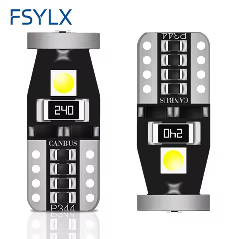 10Pcs W5W T10 LED Canbus Bulbs 168 194 LED Car Light For BMW E46 E36 E39 E60 E90 E91 E91 Z4 X1 X3 X5