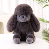 Poodle Series Spotted Poodle Gray Poodle West Highland Animals As Shot Plush Doll UVJS