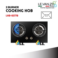 LEVANZO 2 Burner Cooking Hob - LHB-8377B
