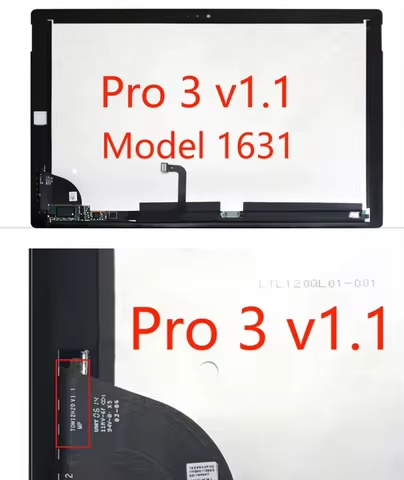 12.3'' LCD Screen Touch Digitizer Assembly for Microsoft Surface Pro 3 1631 v1.1 Pro 4 1724 Pro 5 17