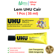 Lem Uhu Cair 35ml Lem Kecil Lem Serbaguna Lem Uhu Murah Glue Uhu Kecil