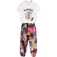 MM Childrens Fashion 2PCS（Blouses+Pants）High Quality korean style pants for kids girl casual clothes