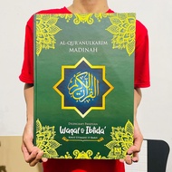 AL-QURAN NON TERJEMAH 15 BARIS KHOT USTMANI MADINAH A3 - Mushaf Al Quran UKURAN 42x29 JUMBO LANSIA U