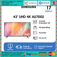Samsung Smart TV 43 inch UHD 4K AU7002 Garansi Resmi