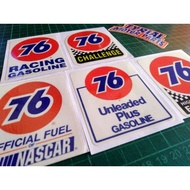 STICKERS 76 RACING GASOLINE STICKER 76 NASCAR PRINT LAMINATED