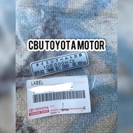 STICKER STICKER LABEL SERVICE PENUNJUK TIMING BELT STARLET LAND CRUISER BUNDERA LAND CRUISER PRADO 9