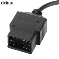 ZICHUE OBD2 Diagnostic Cable, Rectangle Shape 17 Pin to 16 Pin OBD2 Adapter Connector, Plug & Play A