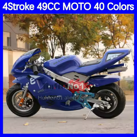 4Stroke Mini Motorcycle Small Buggy 49CC 50CC Scooter Superbike Moto Bikes Gas-oline Adult Child ATV