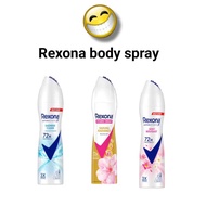 Rexona เรโซน่า สเปรย์ลดเหงื่อ ระงับกลิ่นกาย  Rexona Spray 135, 150 ml.