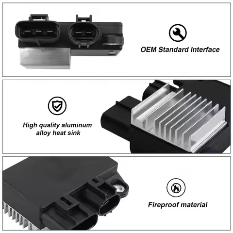 Radiator Cooling Fan Control Module Resistor 89257-12010 499300-3400 L33L1515Y For Toyota Corolla Ma