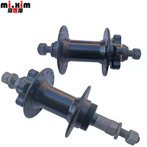 mi.Xim Bike Hub 32 Holes Mountain MTB Front Rear Hub Disc Brake Beard Hub Solid Shaft Rotary Drum Hu