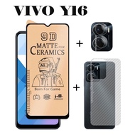 3in1 VIVO Y33s/Y21 Soft tempered glass Y15s Y35 Matte Ceramic Soft Film Y12s Y12 / Y15 Y17 Y20 Frost