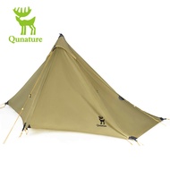 【มาถึงใน 3 วัน】Qunature Camping Tent Ultralight Breathable Rodless Tent Rainproof Professional Outdo