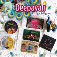 Happy Deepavali Fridge Magnet Festive Celebration Diwali Special Souvenir Greeting Doorgift Decor