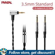 FAAEAL สายเคเบิลสำรองหูฟังสำหรับ Hifiman SUNDARA Arya Ananda สายอัพเกรด2.5Mm/3.5Mm/4.4Mm เป็น Dual 3