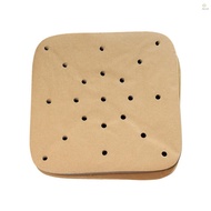 200pcs Heat Resistant Air Frying Pan Paper Nonstick Air Fryer Liners 8.5 Inch Square Oil Paper for A