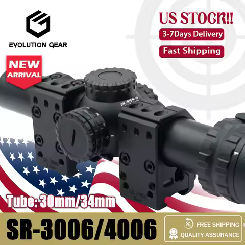 US Stock, New SR-3006/4006 Scope Mount 1.35 inch Height for 30mm 34mm Tube Scope Hunting Optics Moun