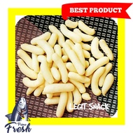 Pilus Ikan 500 Gr/ Kerupuk Pilus Putih / Krupuk Ikan Kapsul