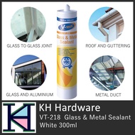 KH VT-218 Glass & Metal Sealant neutral cure silicone sealant Glass , Metal , Guttering , Aluminium