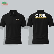 （YUEDA）T-Shirt Civil Engineering Short SleevePOLO | Civil Engineering POLO Shirt