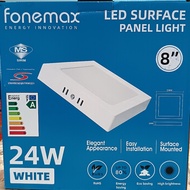 FONEMAX LED DOWNLIGHT 8'' 24WATT SURFACE SQUARE