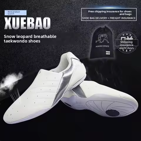 Taekwondo Rubber Soft Sole Shoes Breathable Wide Foot Sneakers For Karate Sanda Coach Men Women Trai