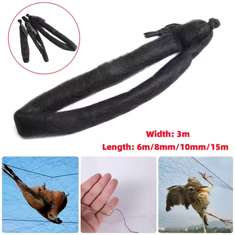 Black Bird-proof Net PE Plastic Orchard Fruit Tree Garden Agriculture Vegetable Plant Flower Protect
