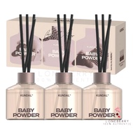 KUNDAL Perfume Diffuser 200ml 3ea + Fiber Sticks 15ea Set