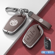 For MG 4 2023 Mg4 Ev MG HS GT ZX ZS EV MG5 MG6 3 Buttons zinc alloy Fob Key Cover Case Keychain