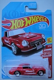 Hot Wheels RED Edition 7/12, RED Fairlady 2000 50TH Anniversary Card