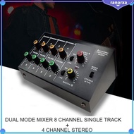 [Ranarxa] 8 Channel Audio Mixer Small Mixer Sound Board Portable for Indoor
