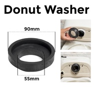 Toilet Flush Valve Donut Sponge Washer Flush Cistern Screw Toilet Bowl Accessories Toilet