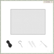 [dreamedge] Anti-Fall Pet Mesh Fence Cat Safety Net, 10x13ft Cat Netting Balcony, Steel Wire Reinfor