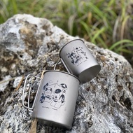 【日本製】belmont × 鴛鴦茶餐廳 限定版鈦杯組合 -香港情懷滿分