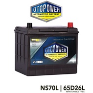 (Ambil Sendiri Di Kilang @ Own Pickup)Otopower NS70L 65D26L/80D26L MF (Kering) Car Battery For Proto