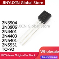 5PCS 2N3904 2N3906 2N4401 2N4403 2N5401 2N5551 TO-92 IC In Stock Wholesale