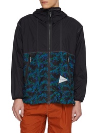 AND WANDER PRINTED WIND JACKET