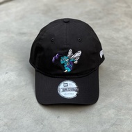 New Era 9Forty Unstructured Charlotte Hornets Nba Gnarly Black Cap Original Official