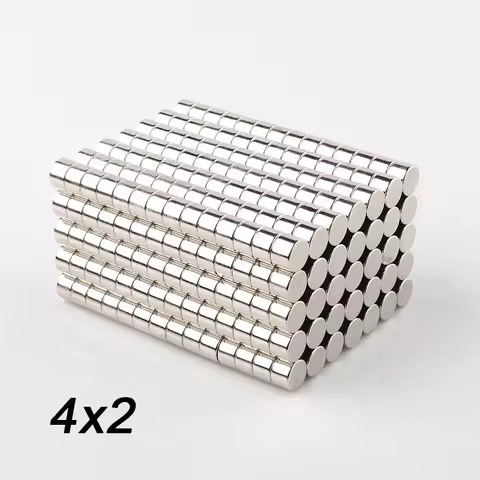 4x2mm Round Durable Super Strong Magnet 4mm X 2mm N35 Permanent NdFeB 4*2 Powerful Magnetic Disc Ima